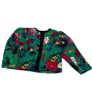 Vintage Hartstrings multicolored quilted jacket